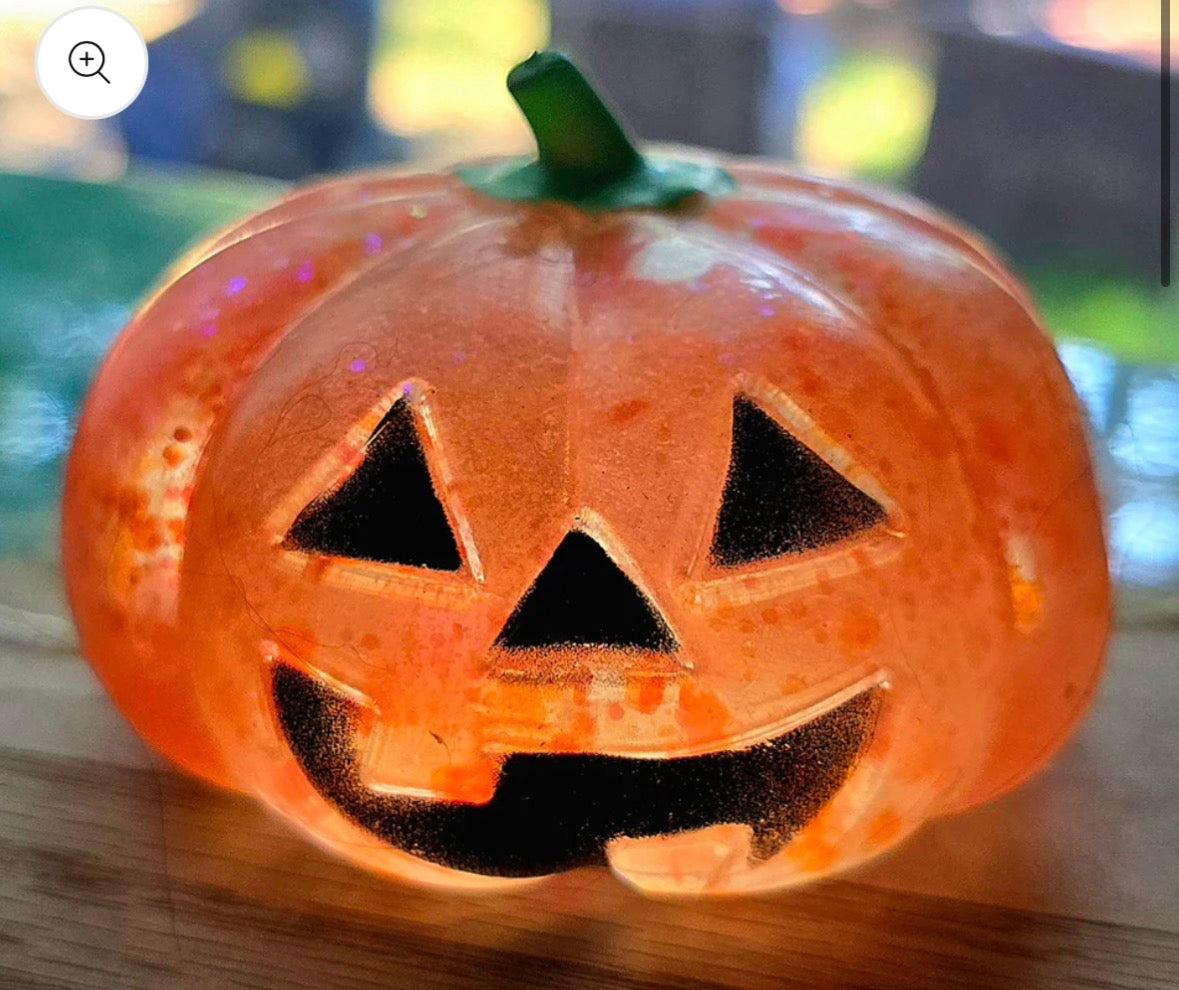 Pumpkin Glitter Squish